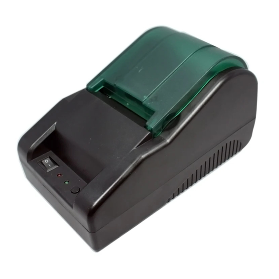 MINJCODE MJ5818 Thermal Receipt Printer Manuals