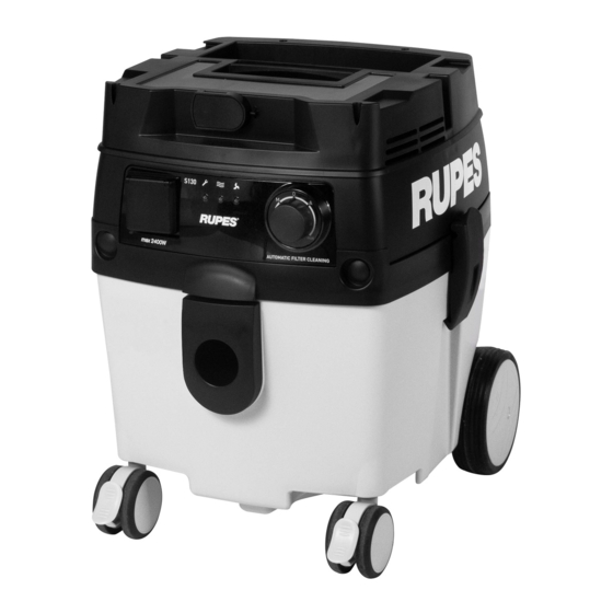 Rupes S230 Original Operating And Maintenance Instructions