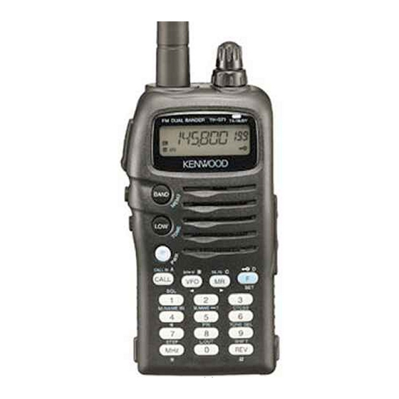 Kenwood TH-G71A Instruction Manual