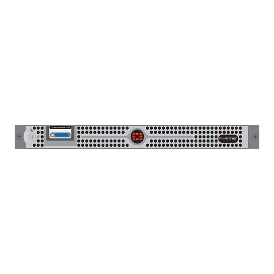 Fortinet FortiAnalyzer 1000B Quick Start Manual