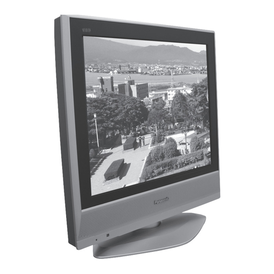 Panasonic TX-20LA60F Service Manual