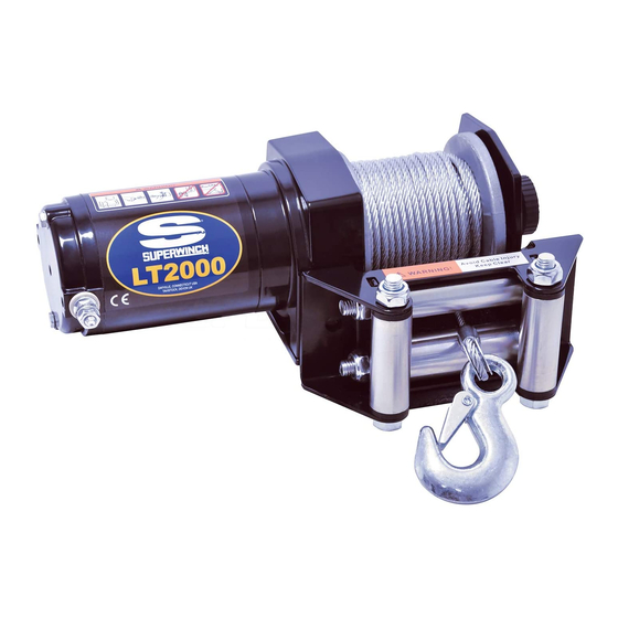 Superwinch LT2000 Owner's Manual