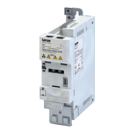 Lenze I550 Series Mounting And Switch-On Instructions