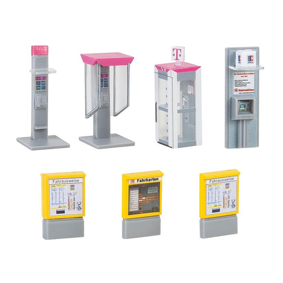 Faller TOWN DECORATION SET Quick Start Manual