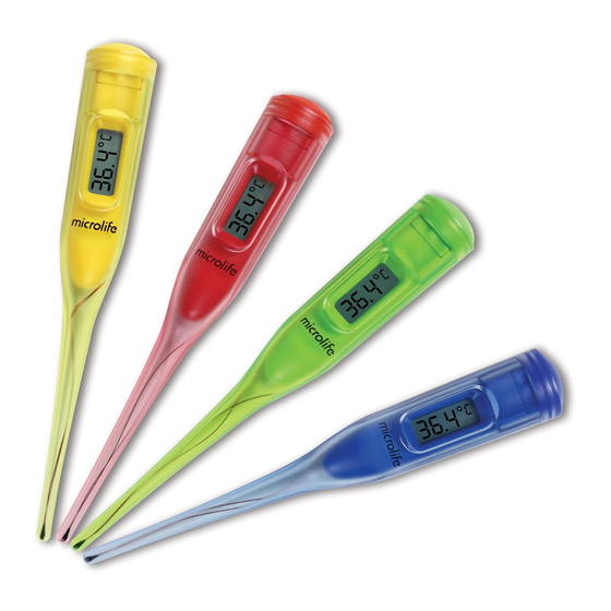 Microlife MT 60 Quick Start Manual