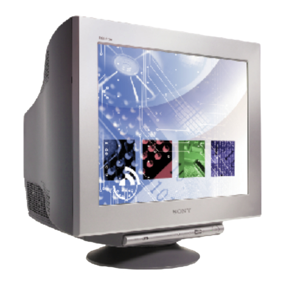 Sony CPD-G520P Marketing Specifications