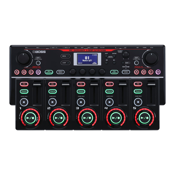 Boss RC-505 MKII Owner's Manual