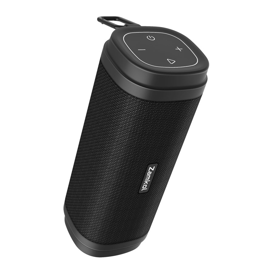 Zamkol ZK306 - Portable Wireless Stereo Speaker Manual