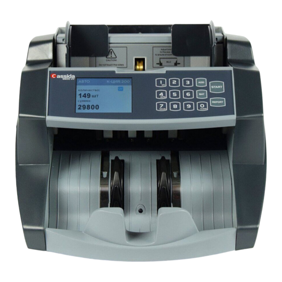 Cassida 6600 Quick Start Manual