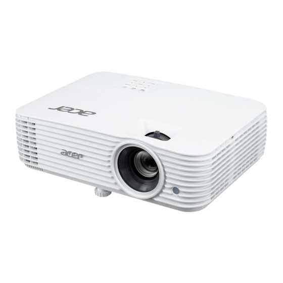 User Manuals: Acer H6815BD Series DLP Projector