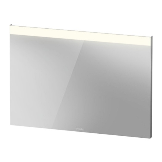 DURAVIT LM 7810 Mounting Instructions