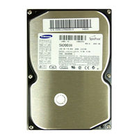Samsung SV6003H - SpinPoint V40 60 GB Hard Drive Product Manual