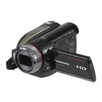 Panasonic HDC HS100 - Flash Memory High Definition Camcorder Operating Instructions Manual