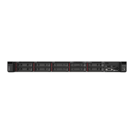 Lenovo ThinkAgile HX3320 Hardware Replacement Manual