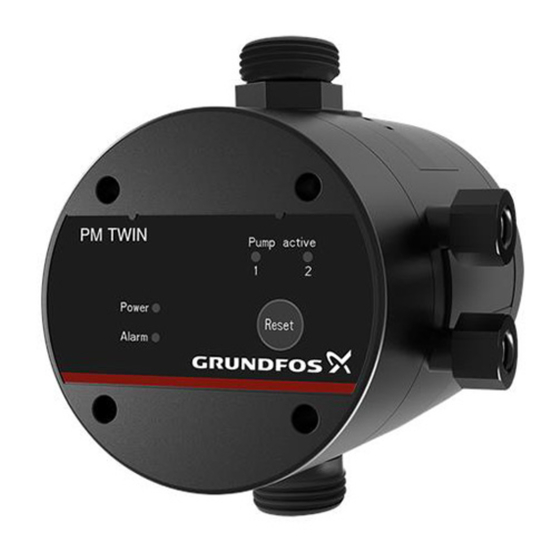 Grundfos PM TWIN Installation And Operating Instructions Manual