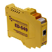 Brainboxes ED-549 Product Manual
