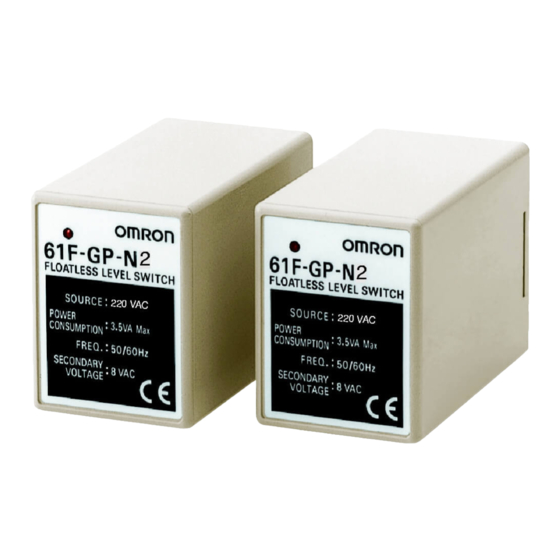 Omron 61F-GP-N2 Manual