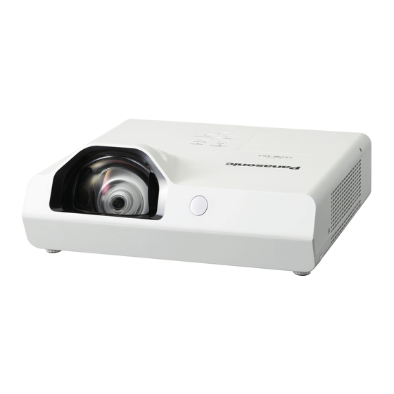 Panasonic PT-TW250 Operating Instructions Manual
