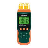 Extech Instruments SDL2004 User Manual