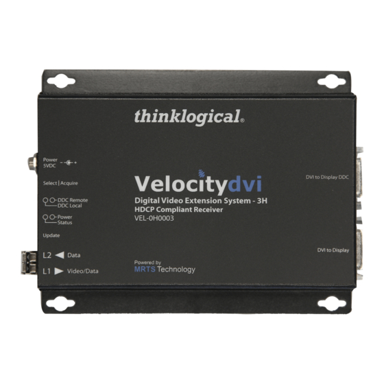 Thinklogical VelocityDVI-33 Product Manual