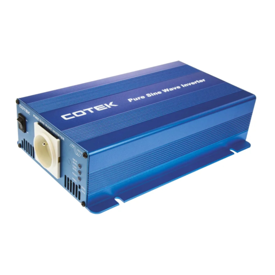 Cotek S600R Series User Manual