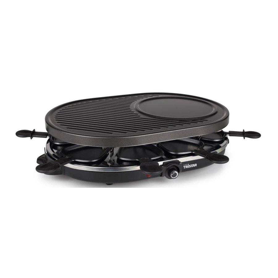 Tristar RA-2996 - Raclette Manual
