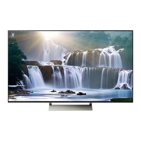 Sony BRAVIA XBR-75X940E Reference Manual