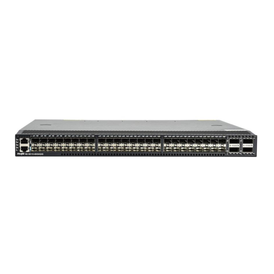 Ruijie RG-S6110 Series Hardware  Installation And Reference Manual