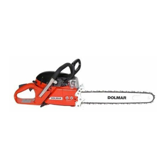 Dolmar GASOLINE CHAIN SAWS PS-6400 Owner's And Safety Manual