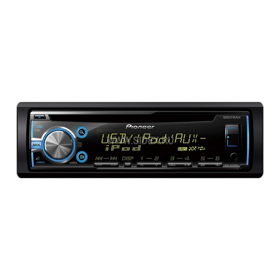 Pioneer DEH-X2710UI Owner's Manual