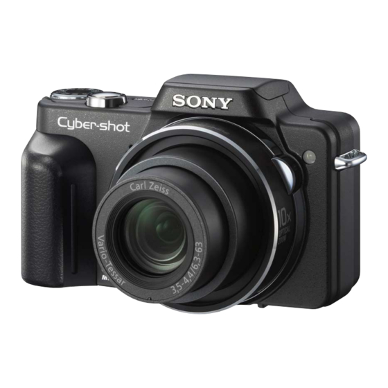 Sony DSC-H10 Service Manual