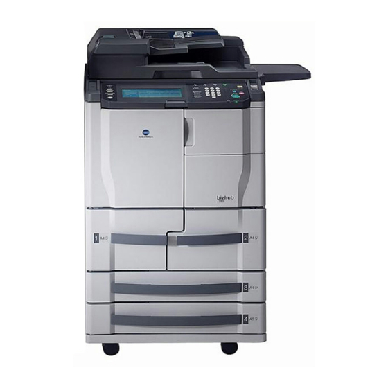 Konica Minolta bizhub 600 User Manual