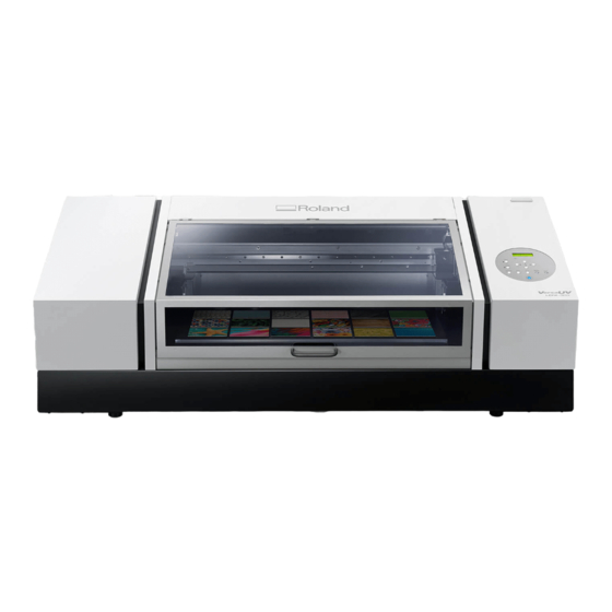 Roland VersaUV LEF2-300 Regular Maintenance Manual