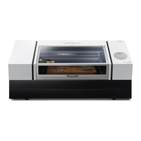 Roland VersaUV LEF2-300 Regular Maintenance Manual