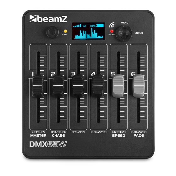 Beamz DMX65W Manuals