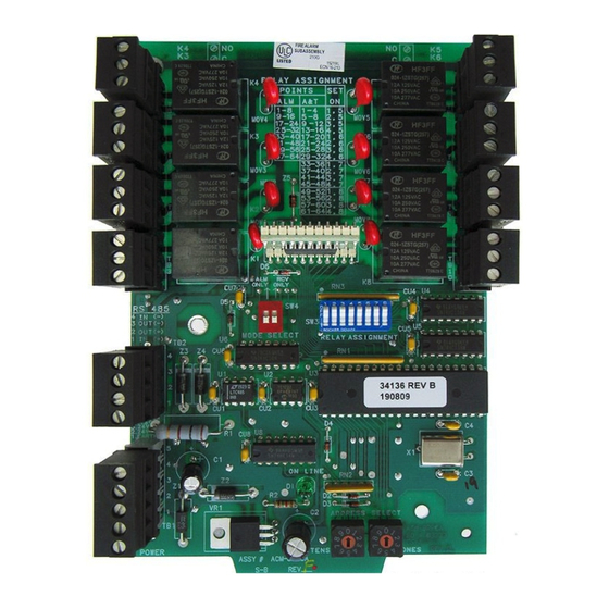 Pittway Notifier ACM-8R Control Module Manuals