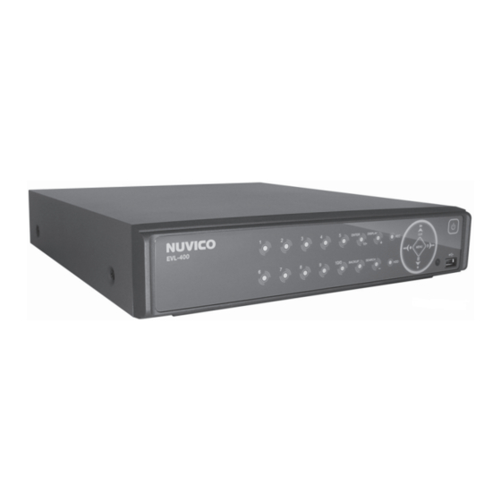 Nuvico EVL-400N Instruction Manual