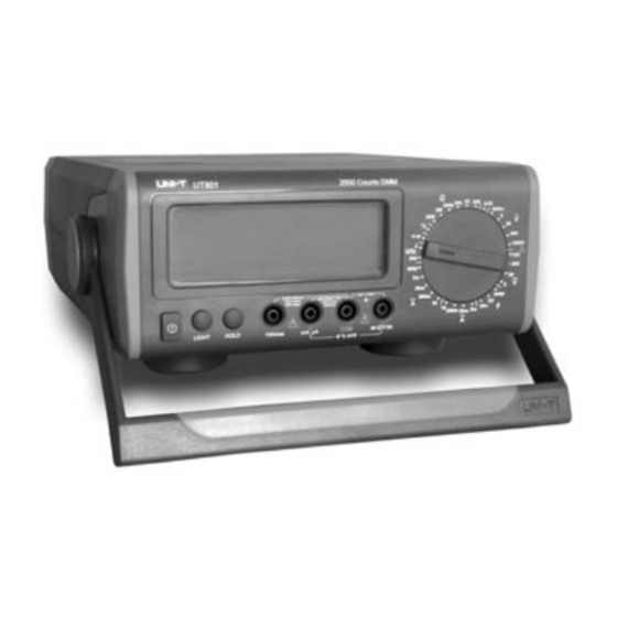 UNI-T UT801 Operating Manual