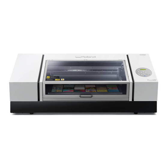 Roland VersaUV LEF2-300 Manual