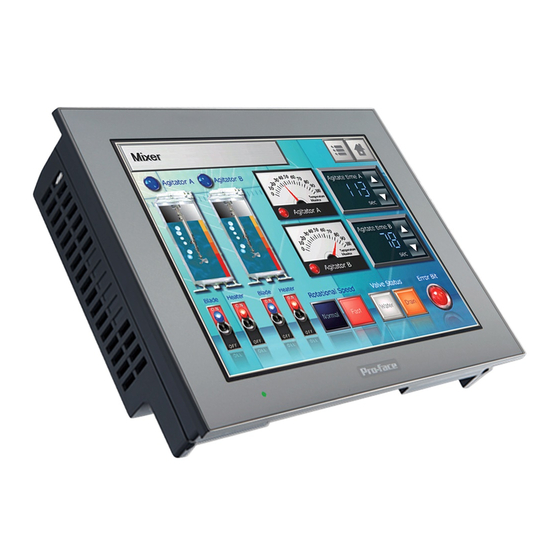 Pro-face Xycom GP4000 Quick Start Manual