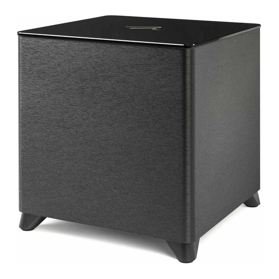 MartinLogan Dynamo Foundation 10 Manuals