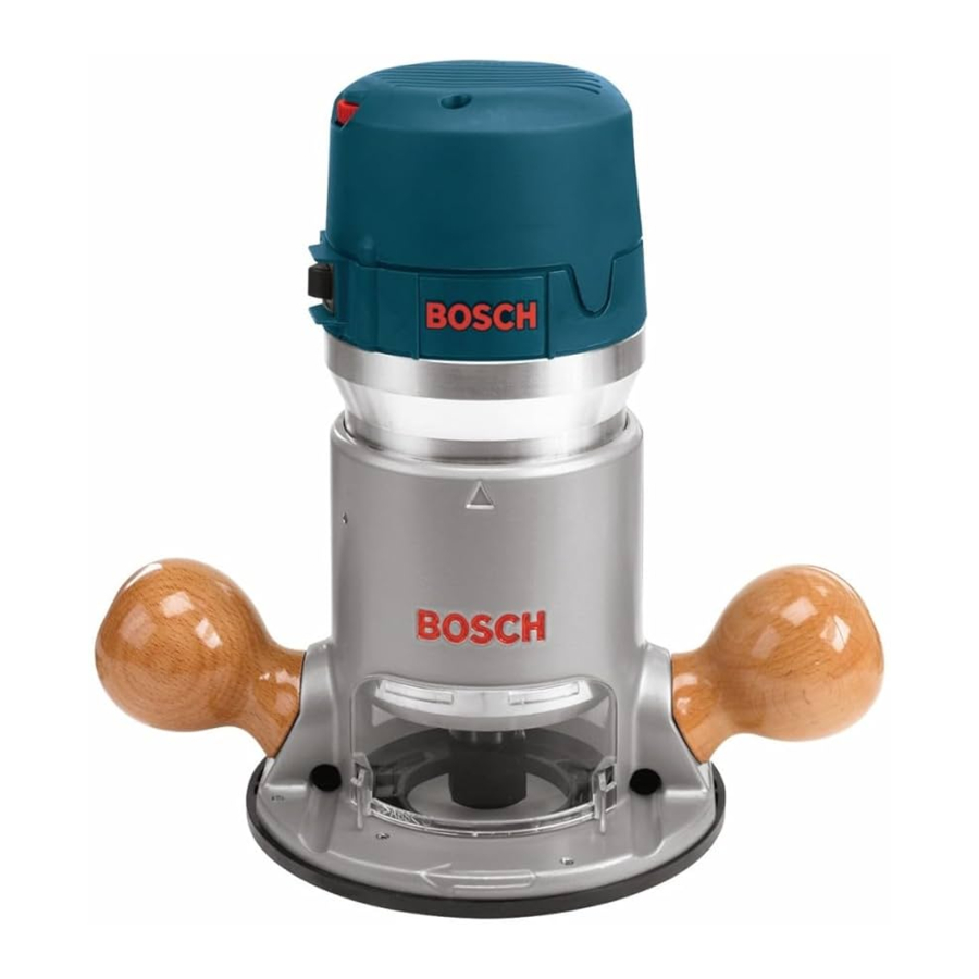 Bosch 1617, 1617EVS, 1617PK, 1617EVSPK, 1618, 1618EVS Manual