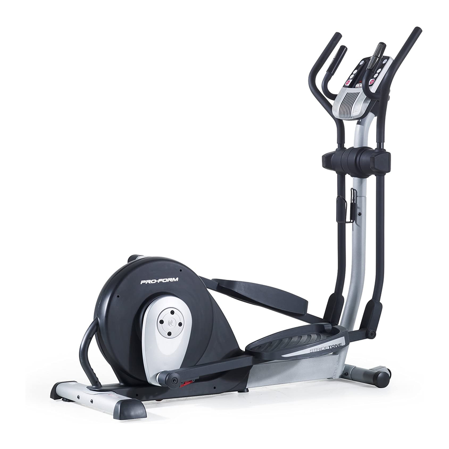 PRO FORM 600 LE ELLIPTICAL MANUAL Pdf Download