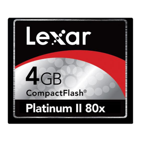 Lexar Platinum II Brochure