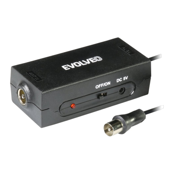 Evolveo Amp1 Antenna Amplifier Manuals