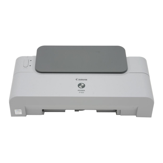 Canon iP1600 - PIXMA Color Inkjet Printer Manuals