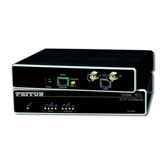 Patton OnSite 2701A/I User Manual