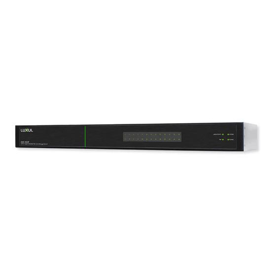 Luxul AMS-4424P-E Quick Install Manual