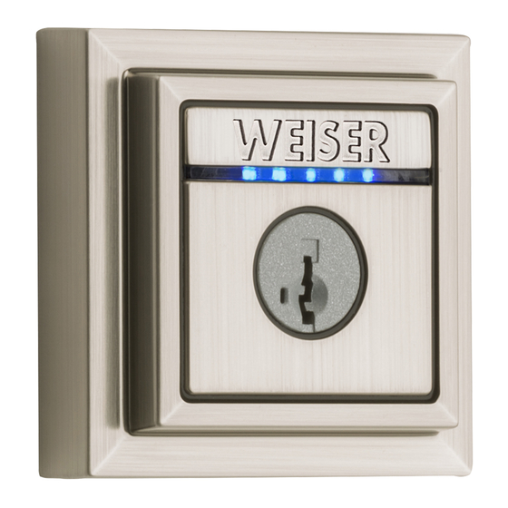 Weiser kevo Touch-to-Open Quick Start Manual