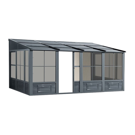 Gazebo penguin W16101/2MR-12 SAND Assembly Instructions Manual